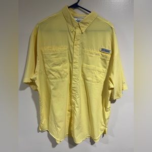 Men’s Columbia sun pfg t shirt polo size large